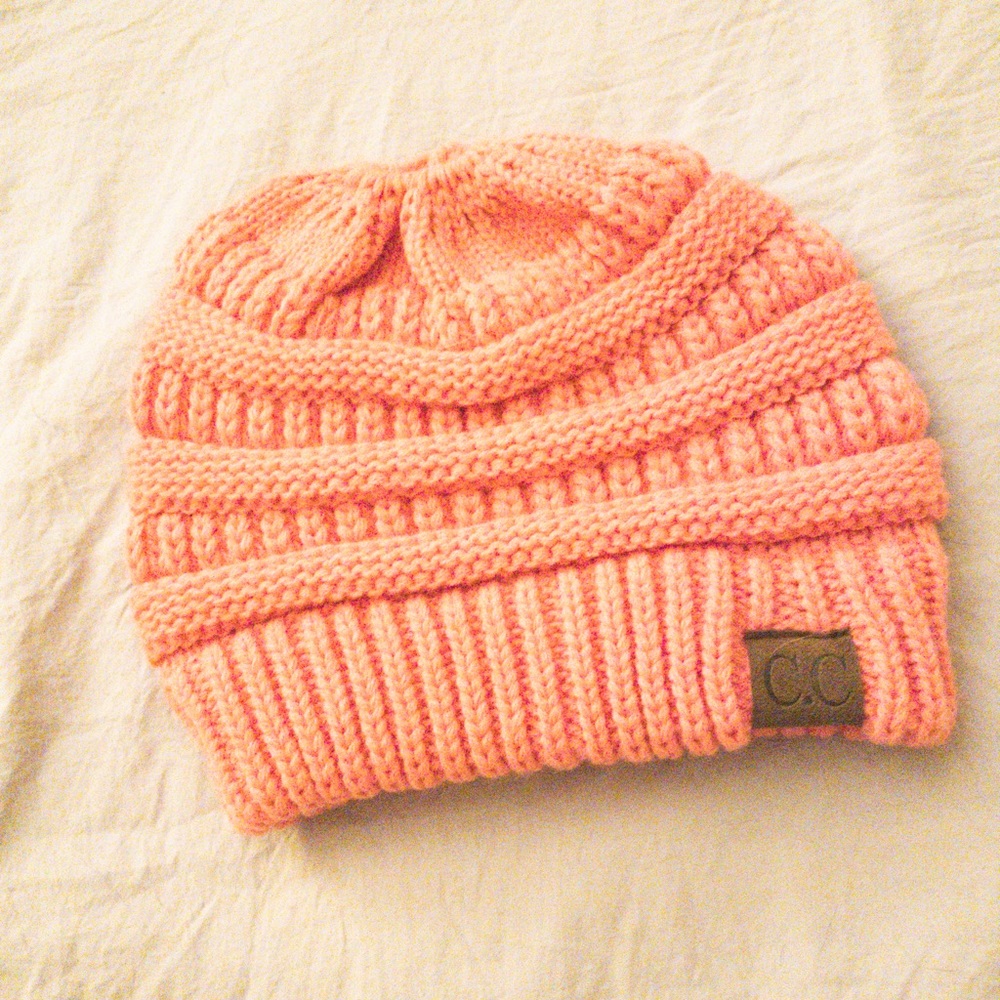 Messy Bun CC Beanie